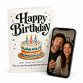 The Un-Boring Birthday Card. Unlocks Videos From Loved Ones On Your Phone | EchoTap