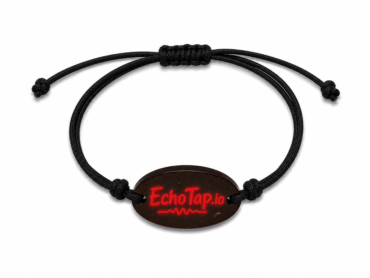 Black Rope: Coconut Tab, Black Nylon String